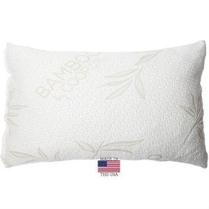 Shredded Memory Foam Pillow with Bamboo Cover by Coop Home Goods