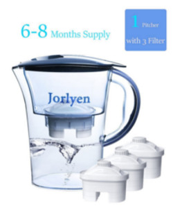 Jorlyen Water Filter Pitcher