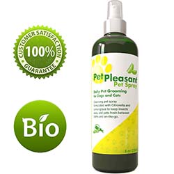 Natural Pet Spray for Dogs & Cats – Tick + Flea & Insect Repellant