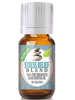 Stress Relief Blend 100% Pure, Best Therapeutic Grade Essential Oil