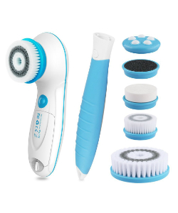 DB Power – 6 -in- 1 Waterproof Electric Facial and Body Cleansing Brush