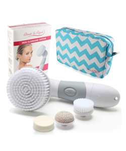 Waterproof Facial Brush Cleansing System for Face & Body