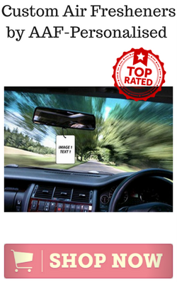 Custom Air Fresheners by AAF-Personalised