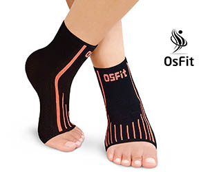 Premium Foot Care Compression Sleeve Pair by Osfit