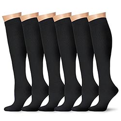 BLUETREE Knee High Graduated Compression Socks