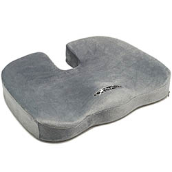Coccyx Seat Cushion Back Support, Tailbone and Sciatica Pain Relief, Washable Cover by Aylio