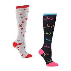 Nurse Mates Women's 12-14 mmHg Compression Trouser Sock