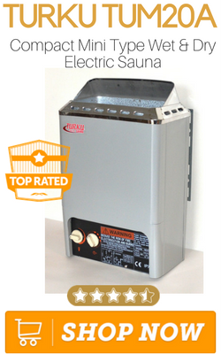 TURKU TUM20A – Compact Mini Type Wet & Dry Electric Sauna