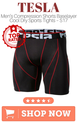 Tesla Men’s Compression Shorts Baselayer Cool Dry Sports Tights – S17