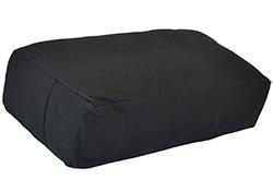 YogaAccessories Supportive Rectangular Cotton Yoga Bolster
