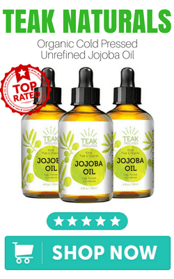 Teak Naturals Organic Cold Pressed Unrefined Jojoba Oil