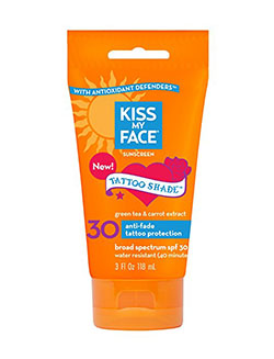 Kiss My Face Tattoo Shade Sunscreen