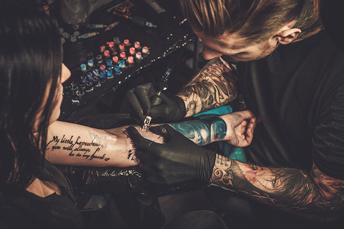 dry healing tattoo