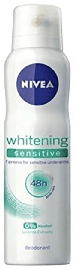 Nivea Whitening Sensitive Deodorant Spray Nivea Whitening Sensitive Deodorant Spray