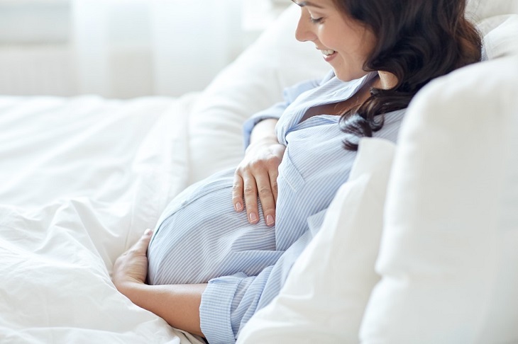 Happy Pregnant Woman