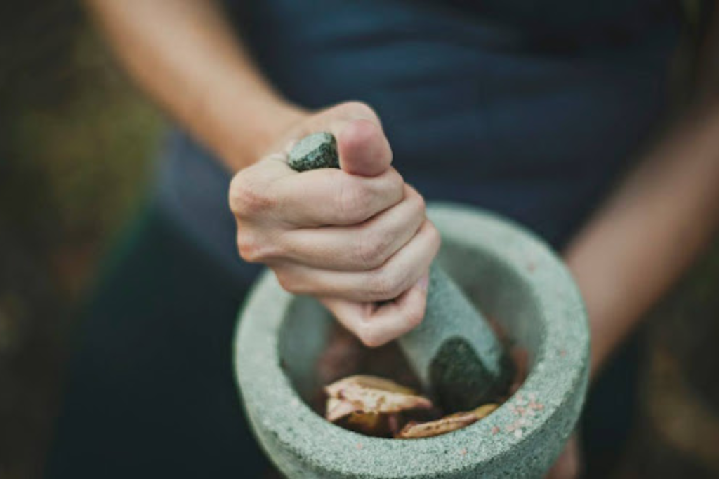 pounding herbs - featured image